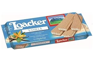 6x Loacker Vaniglia vaniljvåfflor våfflor med vaniljkräm kakor 175 g