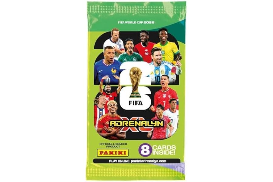 FIFA World Cup 2026 Soccer Trading Cards Booster Packet (8 Cards)
