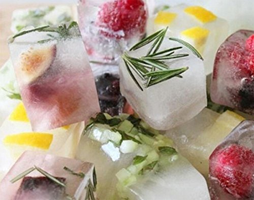 wicemoon Ice Tablett umweltverträglich quadratisch Ice Lattice DIY 15 ladeanschlussdeckel Raster von ICE aus Silikagel Modell blau - 7