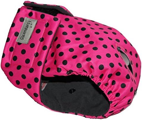 Dog Season Diaper / Heat Nappy Pants - Size Large Regular - Dotty Pink
