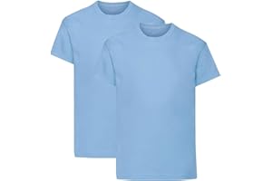 Listers Schoolwear Boys T-Shirt (Pack of 2) 100% Cotton 1-15 Years