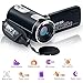 Produktbild Camcorder Videokamera Night Vision Pause Funktion Digitalkamera Full HD 1080 P 24.0MP Vlogging Kamera mit Fernbedienung