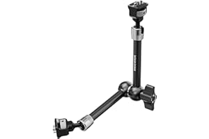 NEEWER Magiczne ramię przegubowe 27.9 cm z głowicami kulowymi 360° i kołkami ustalającymi do ARRI, uchwyt na monitor aparatu ze śrubami 1/10.2 cm do lustrzanek cyfrowych, monitorów, lampa wideo