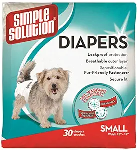 Simple Solution Disposable Dog Diaper 30pk