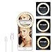Price comparison product image TOP-MAX Rechargeable Selfie Ring Light Photography 40 LED Supplementary Lighting with Mirro USB Charging Brightness Adjustable for iPhone Sumsung Makeup(White)