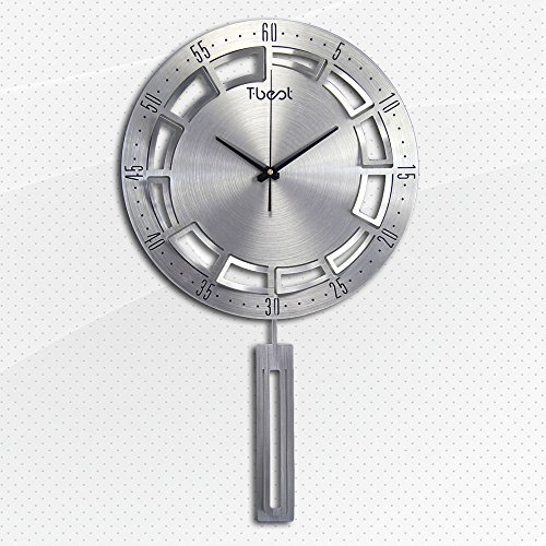 Zeit der Wand Einfache Art- und Weisekreative Wohnzimmer-Kunst-Wand-Taktgeber-stummer Quarz-Uhren europäischer Art-Pers5onlichkeit-Wand-Taktgeber Wanduhr ( Farbe : A )