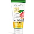 Bioluxe Natural Face Care Fruit Based Face Wash 150ml, Rain Forest Fruits, Helps Balance the Skin's Ph, Sulphate and Paraben Free, Hydrates and Refreshes the Skin