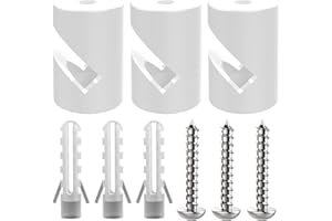 OASHISU Decentratore a V da Soffitto per Cavi Elettrici, Decentratore a Soffitto, Decentratore Cavo Elettrico, Decentratore Lampadario, Gancio da Soffitto o Parete, Fermacavo, 3 PEZZI (BIANCO)