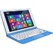 Produktbild Kurio Smart Hybrid 2-in-1 Tablet und PC DECIIC15200 22.61 cm (8,9 Zoll) Intel Core 2 Quad Baytrail T Z3735G 1GB RAM, 32GB HDD, HD Graphic (Gen 7) Win 10 Home Touchscreen weiß/blau