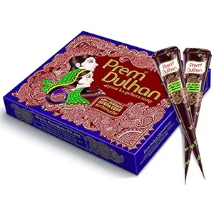 Prem Dulhan Pure and Natural Mehandi Cone - 350 gm