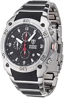 DETOMASO Siena Men's Quartz Watch with Black Dial Analogue Display and Multicolour Stainless Steel Bracelet Mtm8806C-Bk1