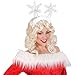 Produktbild Haarreif mit Schneeflocken Weihnachtself Weihnachten Schnee Haarreifen Schneeflocke Haarschmuck Schneekönigin Accessoire Kostüm Kopfschmuck