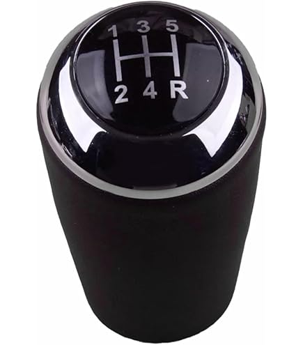 Pomello Cambio Per Toyota Prado LC120 Land Cruiser 2003-2009 - Nero, In Pelle E ABS