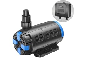 AquaOne CET-15000 - Bomba de filtro para estanque (regulable, 37-180 W, 7500 hasta 15000 L/h)