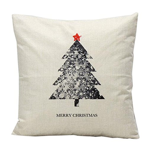Kissenbezug，LHWY Christmas Tree Sofa Bed Home Decoration Festival Pillow Case Cushion Cover