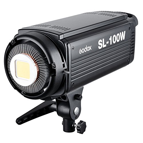 Godox SL100W SL-100W 100WS 5600K±300K Studio Continuous LED Video Light Lamp Bowens Mount With EACHSHOT Cleaning Cloth