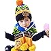 iikids®Baby Boys/Girls Winter Beanie Cap Childrens Warm Wool Knitting Hem Lined Fur Pom Pom Hat+ Scarf+ Mittens 3 in 1 Set for Kids 8-12M/1-2T/2-4T/4-8T