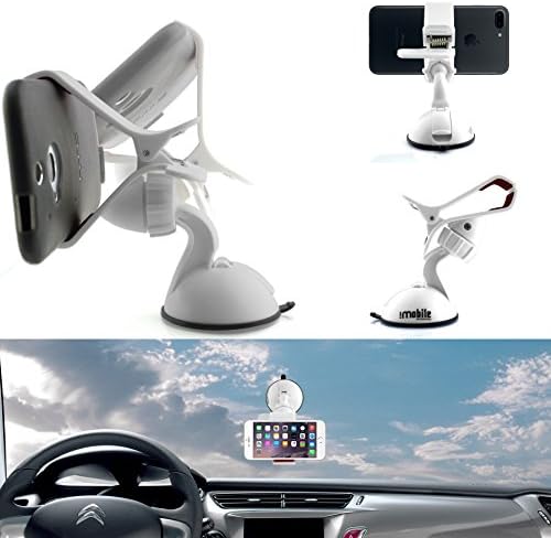 Genuine Imobile 360 Degree Rotating In Car Windscreen,Windsheild Cradle DashBoard Phone Holder Mount For IPhone 6S,IPhone 6S Plus, Iphone 6,Iphone Plus,Iphone 5S,5c,5,4S,4G,Samsung Galaxy S6,E6 Egde,S6 Edge Plus S5,S4,S3,S2 ,Note 5,Note 4,Note 3,Note 2,Note 1,Samsung Galaxy A5,Galaxy A3,Sony Xperia Z5,Z4,Z3,Z2,Z1,L2,L1,HTC One M9,One M8,One M7,One Mini 2, Nokia 1020,1320,635,535,630,800,610, Nokia Microsoft Lumia 950 XL,Microsoft Lumia 950 White