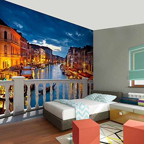 Fototapete Venedig 308 x 220 cm – Vliestapete – Wandtapete – Vlies Phototapete – Wand – Wandbilder XXL – !!! 100% MADE IN GERMANY !!! Runa Tapete 9027010c - 5