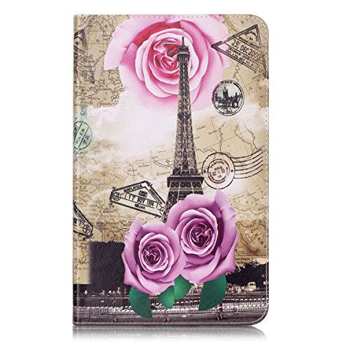 Romtronic Cute Colorful Flip Tasche PU Leder Abdeckung Stand Schutzhülle für Samsung Galaxy Tab A6 10.1 Pouces SM-T580 / SM-T585 + 1 x Schwarz Stylus (Design 05) - 2