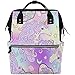 Produktbild Jennifer Kiot Schmetterling Regenbogen Einhorn Wickeltaschen Rucksack Reisetasche