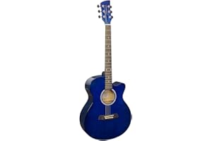 Brunswick Slimline Auditorium Electro-Acoustic Guitar - BTK30 (Dark Blue)