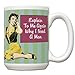Produktbild Explain To Me Why I Need A Man Tasse, groß weiß Kaffee Tasse