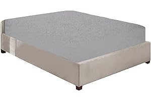 NIYS Luxury Bedding 100% Brushed Cotton Flannelette 40CM/16 Extra Deep Fitted Sheets in 12 Colours (King, Silver)