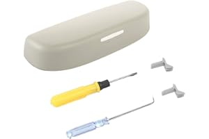 CDEFG Kompatibel mit Honda HR-V HRV Civic CRV CR-V 2016-2022 Sonnenbrillenhalter Brillenetui Auto Brillenhalter Auto Glasses Case Holder Brillenetui Käfig Zubehör (Grau)