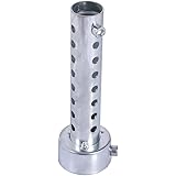 db killer-KIMISS Universal Motocicleta Escape Can DB Killer Silencer Silenciador Baffle Insert (Silber)(45mm)