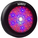 【New Upgrade UFO 300W 】: Es enthält 54 Stk 5W bridgelux/epileds + 1 Stk 30W Cree COB, Top-Qualität 28pcs 5W epileds Chips, um eine höhere Lichtdurchdringung zu gewährleisten, und die volle Versorgung, die Pflanzen brauchen, zu garantieren.
