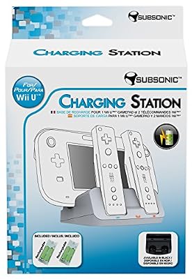 Subsonic Base de recharge blanche pour Gamepad et télécommandes Wii U