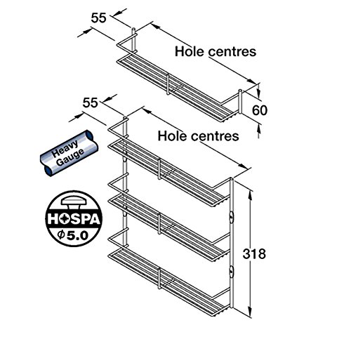 Yontree-23456-Etagen-Silbrig-Eisen-Kchenregal-Gewrzregal-Gewrzlagerung-Haushaltsregal-an-WandSchrank