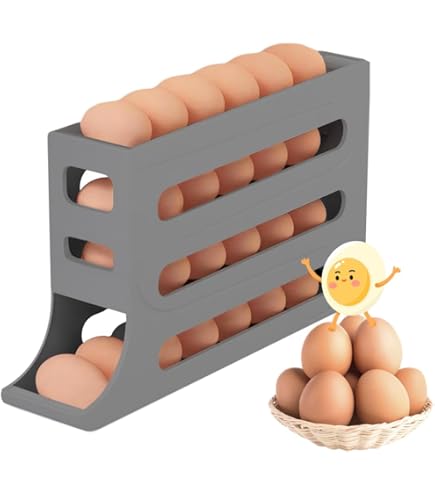 Eierhalter Für Kühlschrank - Automatischer Eierspender Mit Rollfunktion