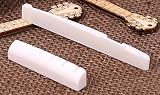 cejilla de hueso para guitarra Hecho de hueso de buey premium, proporciona un mejor tono que el material de plástico.
