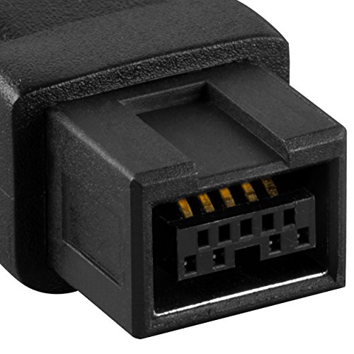 mumbi FireWire Kabel 4pol/9pol Stecker <=> Stecker, 1m - 6