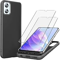 KJYLPO Cover per Blackview A52, con 2 Pack Pellicola Vetro Temperato, Custodia Silicone Morbida TPU Ultra-Sottile AntiGraffio