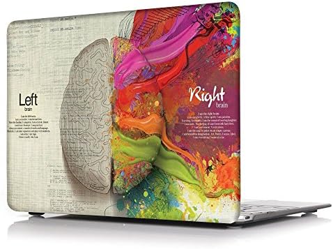 Redlai Plastic Clear Hard Shell Case Cover Print for MacBook Air 13 inch (Model: A1369 &amp; A1466) - Brain