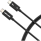 WAVLINK Câble Thunderbolt 4, USB-C compatible avec Thunderbolt 3/USB4, supporte 8K@60Hz (Double 4k@60Hz), 40 Gbps Transfert D