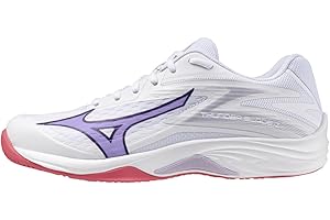 Mizuno Thunder Blade Z Volleyballschuhe Damen Indoor V1GC237020 Weiß/Lila/Rosa