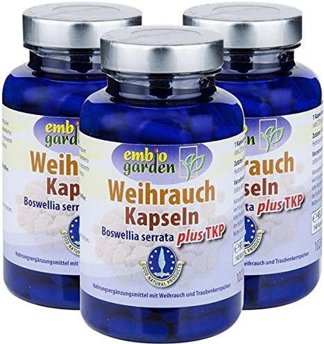 Weihrauch Boswellia Serrata Capsules TKP (3x140 Pack of 420)