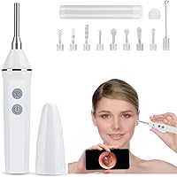 Ohr Endoskop,3-in-1 Ohr Reinigung Endoskop Kamera 720P HD visuelle Ohr Löffel multifunktionale visuelle Ohr-Anschluss…