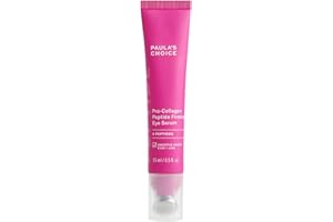 Paula's Choice Pro-Collagen Peptide Cotorno de Ojos - Gel Crema Hidrata Reduce Bolsas & Arrugas - con 4 Péptidos Pro-Colágeno - Aplicador Metálico - Todo Tipo de Pieles - 15 ml