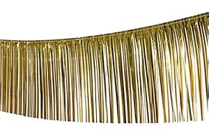 PARTY DISCOUNT Girlande Lametta, 10m, Gold PREISHIT