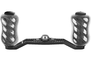 GOMEXUS 85mm Fibra di Carbonio Manovella Mulinello con TPE Pomello per Shimano Calcutta Conquest, Cardiff, Antares, Daiwa Steez, Tatula SV TW, Zillion, Abu Garcia, 7x4mm, 8x5mm
