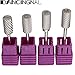 Nail Drill Bits DANCINGNAIL 4 pcs/sets carbide nail art salon electric nail file drill bit for nail art