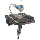 Dremel MS20 Moto-Saw Tezgah&uuml;st&uuml; Kıl Testere (Dekupaj Testeresi), 1 Bağlantı Par&ccedil;ası + 5 Aksesuar, Alaşım &Ccedil;elik Bı&ccedil;ak