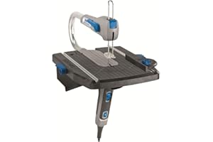 Dremel Moto-Saw MS20 - Sierra de calar estacionaria, 70 W, sierra de calar eléctrica con 1 complemento y 5 accesorios