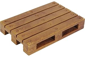 CARSON MODELLSPORT Carson 500907094 1:14 Kunststoff Europalette 4 Stück - Modellbau, Zubehör für Trucks, Truck Modellbau, RC Trucks, RC LKW, Palette für ferngesteuerte Trucks