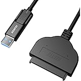BENFEI Cavo SATA a USB, 2-in-1 USB C/USB 3.0 a SATA III Adattatore compatibile per 2,5" HDD e SSD